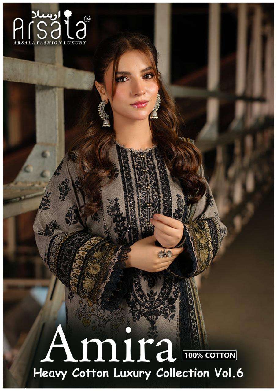 LUXURY AMIRA HEAVY COTTON VOL.6 Model And Open Pic by ARSALA FASHION 